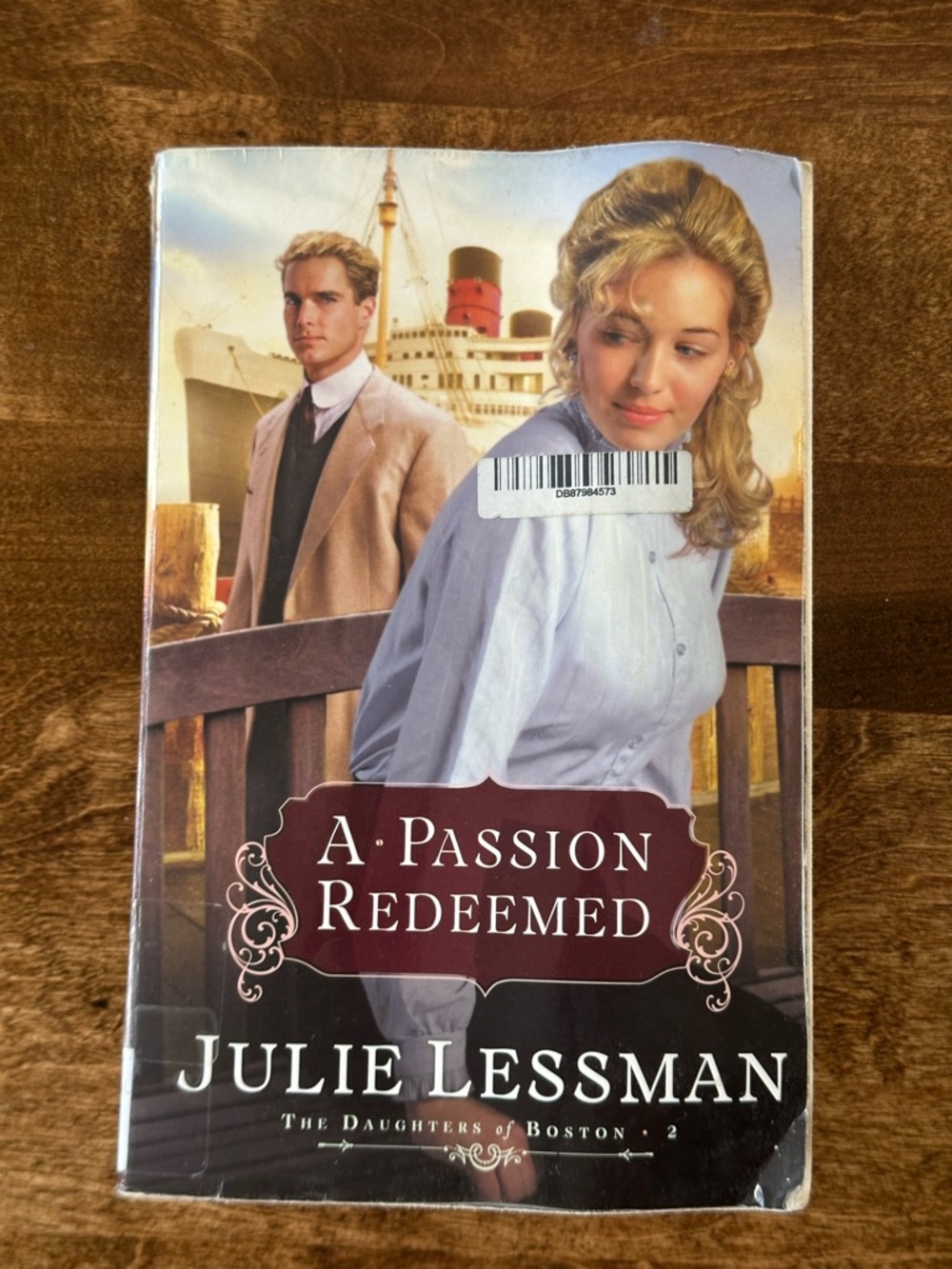 A Passion Redeemed by Julie Lessman - Romance Paperback - White & Maroon